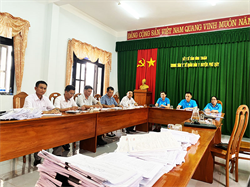 Giám sát công tác tổ chức Đại hội CĐCS TTYT Quân dân y Phú Quý lần thứ III, Nhiệm kỳ 2023-2028